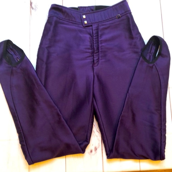 Vintage Kaelin Women’s Ski Pants Fit Size 2-4 Sweaters Accessories Purple Sienna - Picture 2 of 16